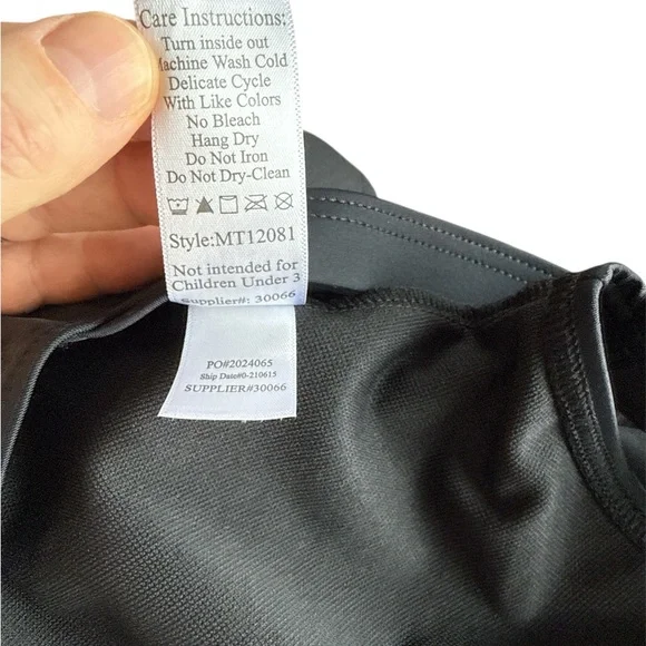 ❤️Balera Black Sleeveless Dance Leotard - Picture 4 of 4